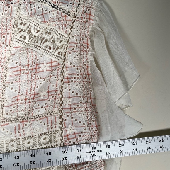 Anthropologie Lindy Popover Blouse, by Akemi + Kin Ivory Women’s Sz S
Crochet - Picture 8 of 10